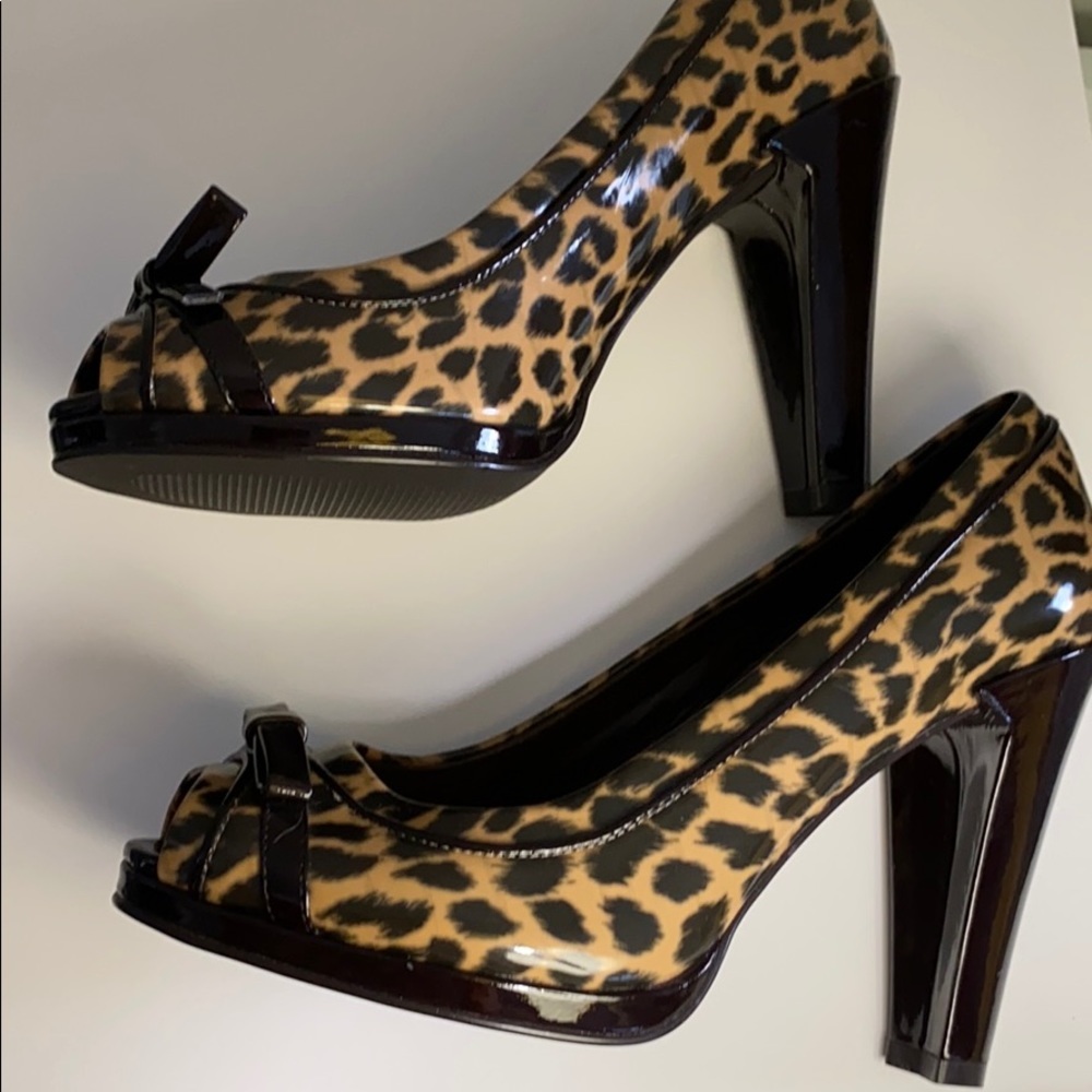 Paolo high heels animal print size 6 M - Picture 6 of 9